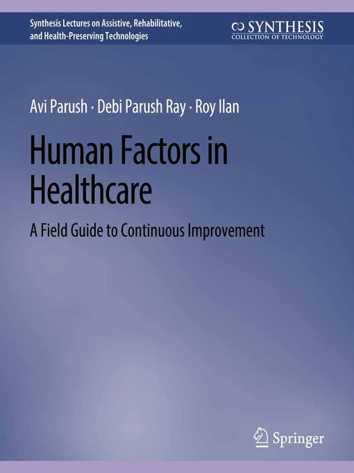 Title details for Human Factors in Healthcare by Avi Parush - Wait list